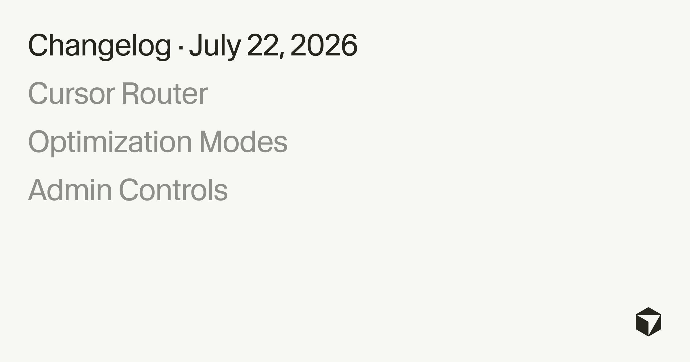 Source: https://cursor.com/changelog/router