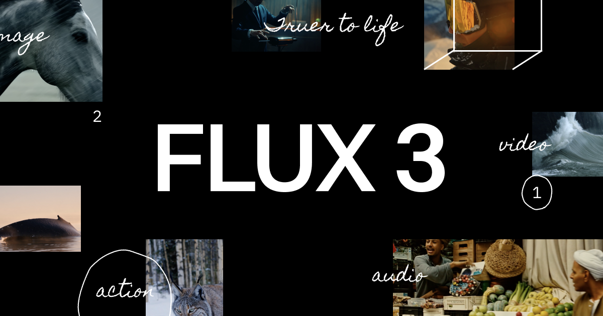 Black Forest Labs FLUX 3 — official model page OG image