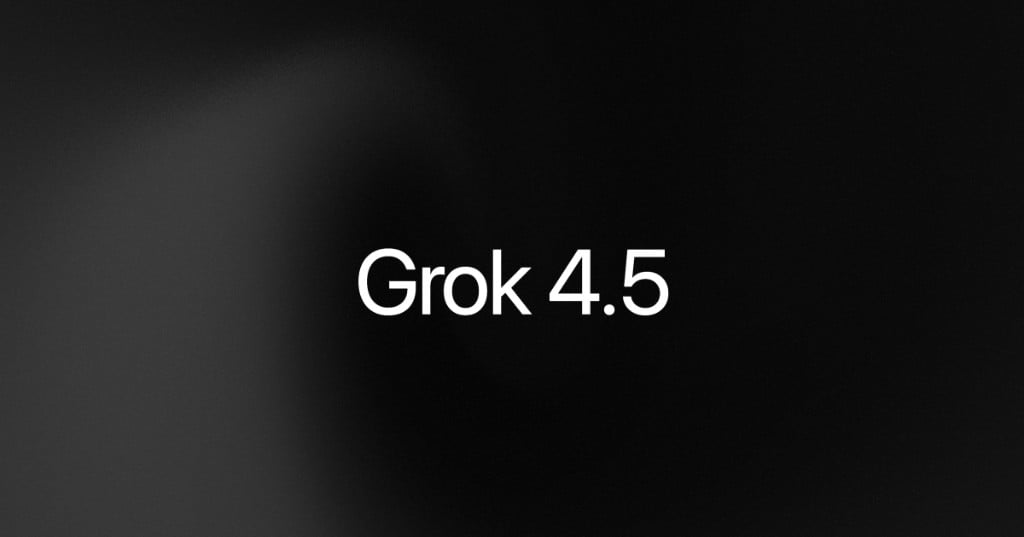 xAI Grok 4.5 — official announcement OG image