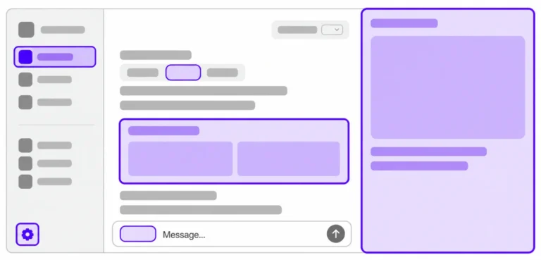 OpenAI illustration highlighting plugin areas in the ChatGPT sidebar and conversation interface