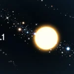 GPT 6.1 Sol launch artwork showing a bright sun and surrounding stars