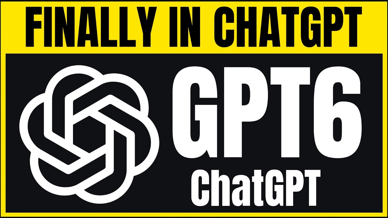 ByteForward video thumbnail with the OpenAI logo and the words Finally in ChatGPT above GPT 6 and ChatGPT